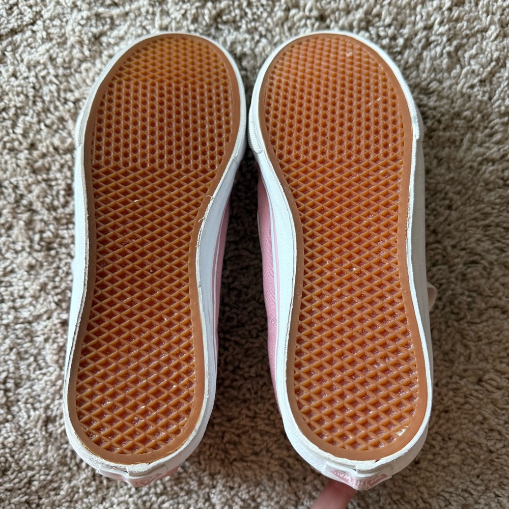 Vans Women's Pink High-Top Sneakers - Picture 5 of 7